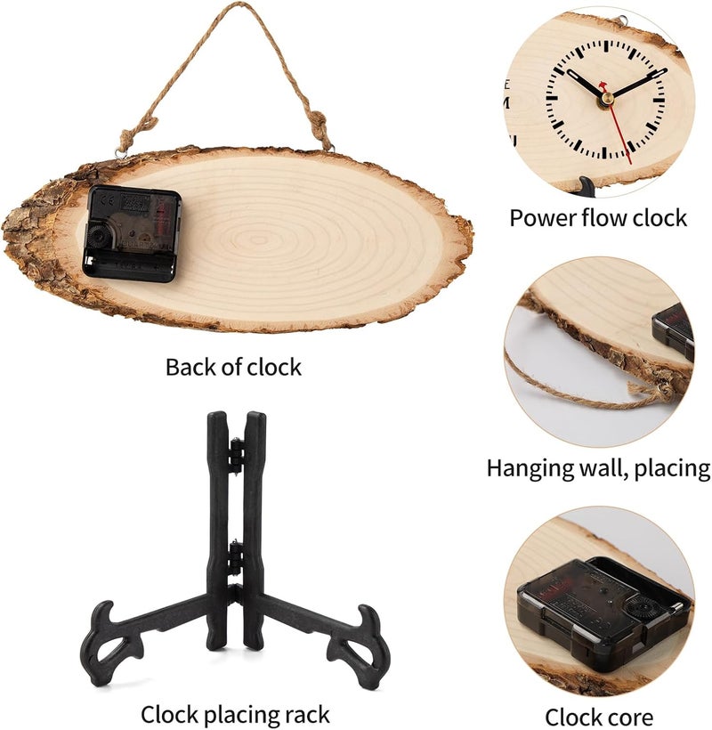 Calibron Boss Gifts for Men, Appreciation Gifts for Employee Boss Wooden Clock, Retirement Gift Going Away Gifts for Leader Manager Coach DIY Clock Large - Image 4